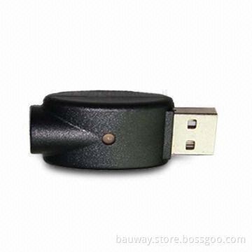 USB Charger for Electronic Cigarette, Available in Black